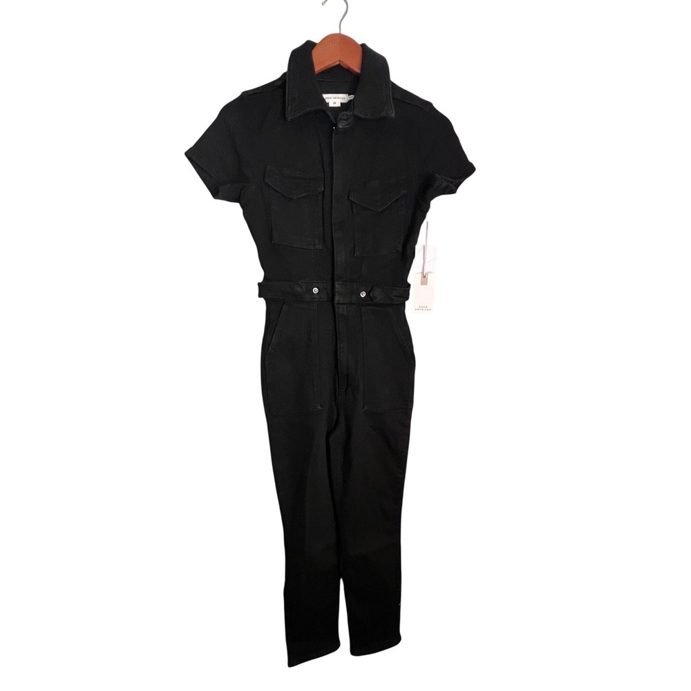 Good American Fit for Success Jumpsuit in Black XS $169 NWT - Picture 4 of 10